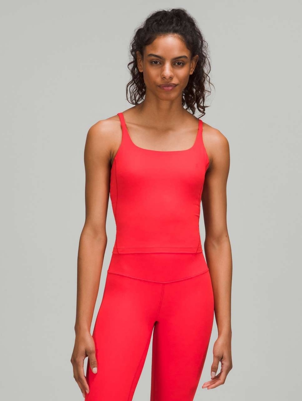 Lululemon Strappy Nulu Shelf Tank TopLove Red